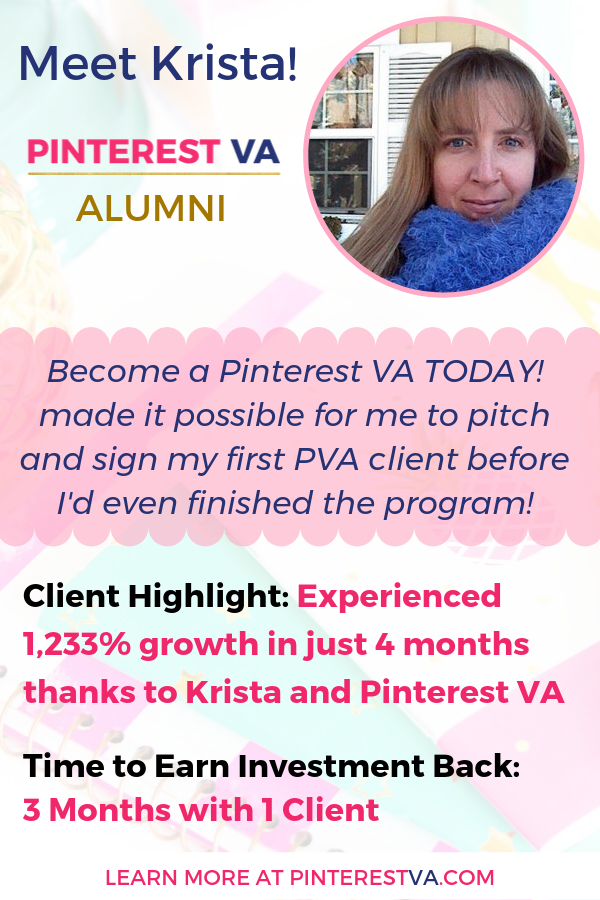Krista Earned Her Program Investment Back in 3 Months